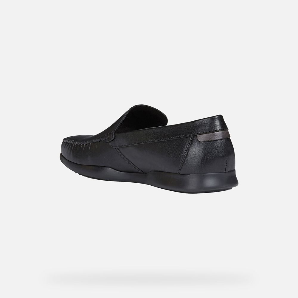 Mocassins Geox Homem Pretas - Sile - WIXFU9106